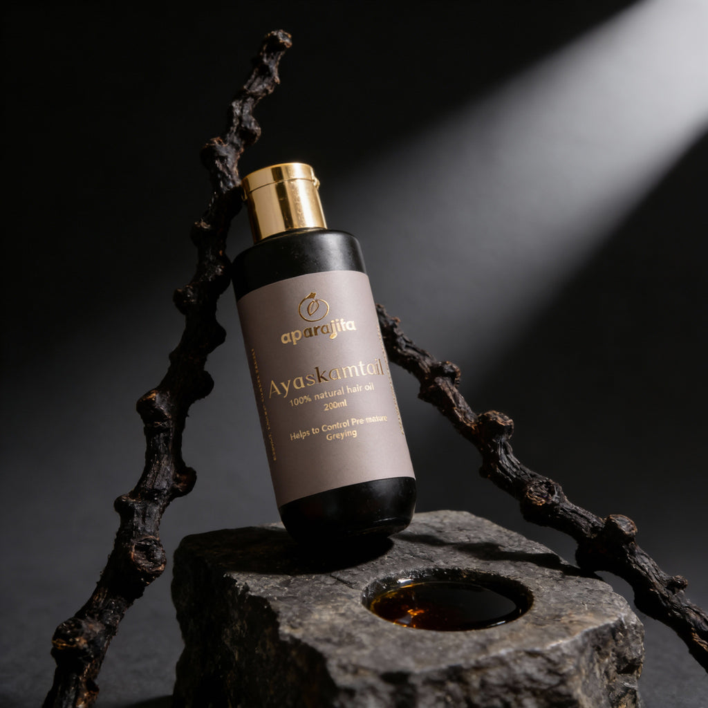 Aparajita Ayaskam Tail Hair Oil – Ayurvedic Hair Fall Control & Hair Growth Oil