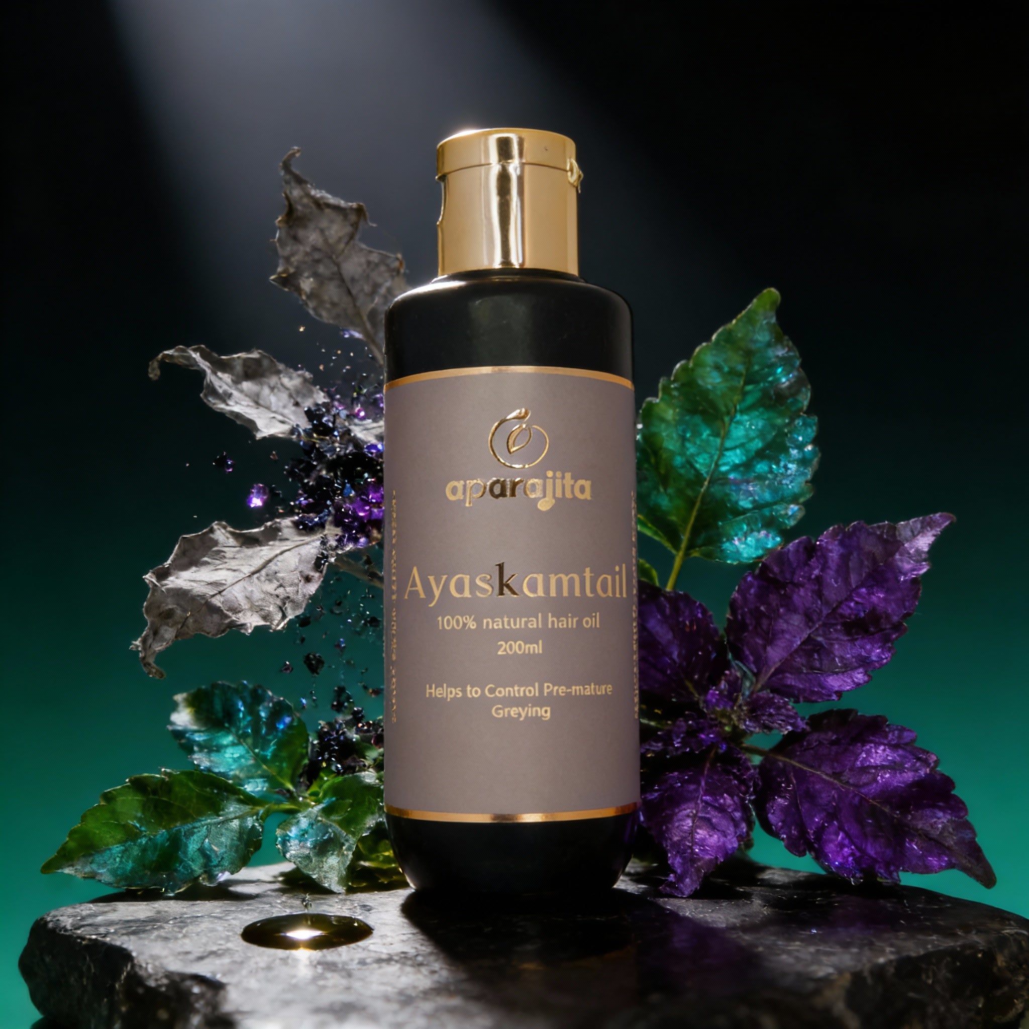 Aparajita Ayaskam Tail Hair Oil – Ayurvedic Hair Fall Control & Hair Growth Oil