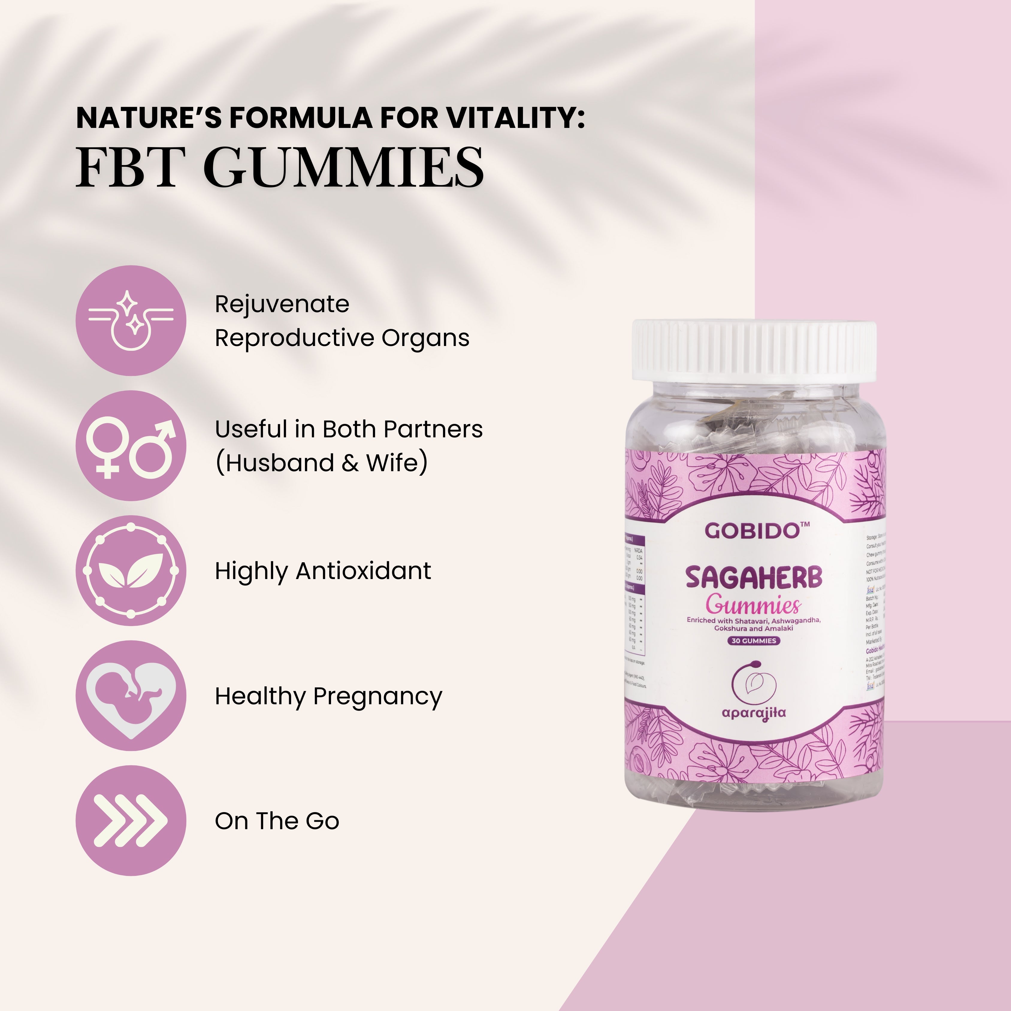Gobido SAGAHerb Gummies by Aparajita | Hormone Balance