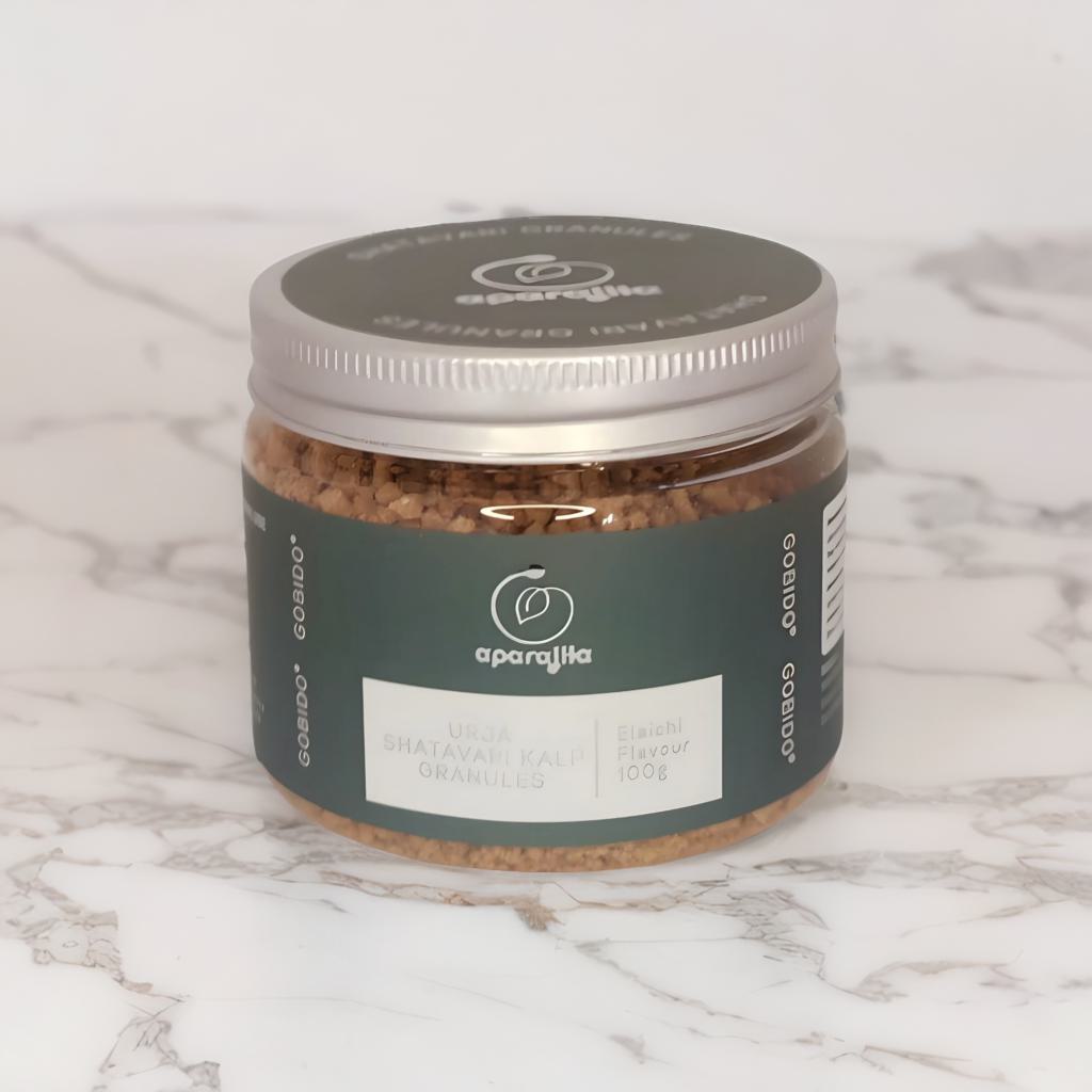 Gobido Urja Shatavari Kalp Granules – Ayurvedic Tonic for Hormonal Balance & Women’s Wellness