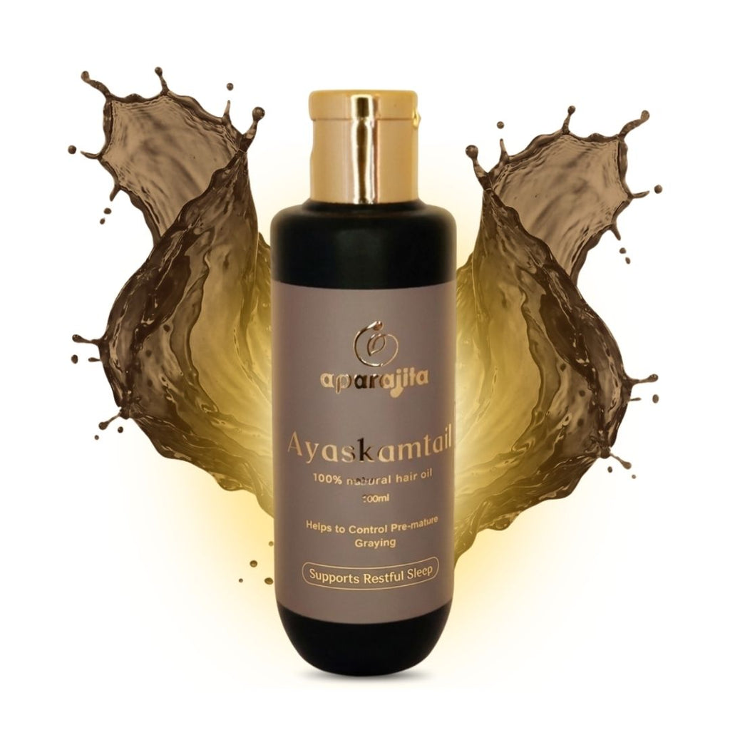 Aparajita Ayaskam Tail Hair Oil – Ayurvedic Hair Fall Control & Hair Growth Oil