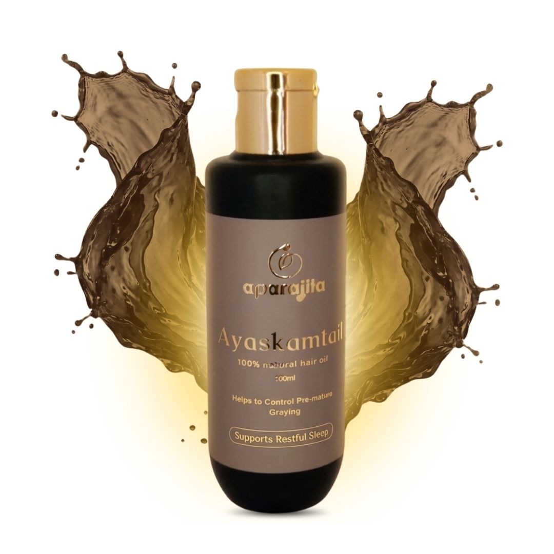 Aparajita Ayaskam Tail Hair Oil – Ayurvedic Hair Fall Control & Hair Growth Oil