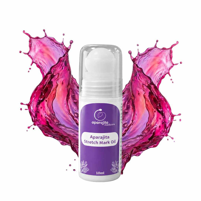 Aparajita Stretchmark Oil - Natural Oil to Reduce Stretch Marks & Improve Skin Elasticity