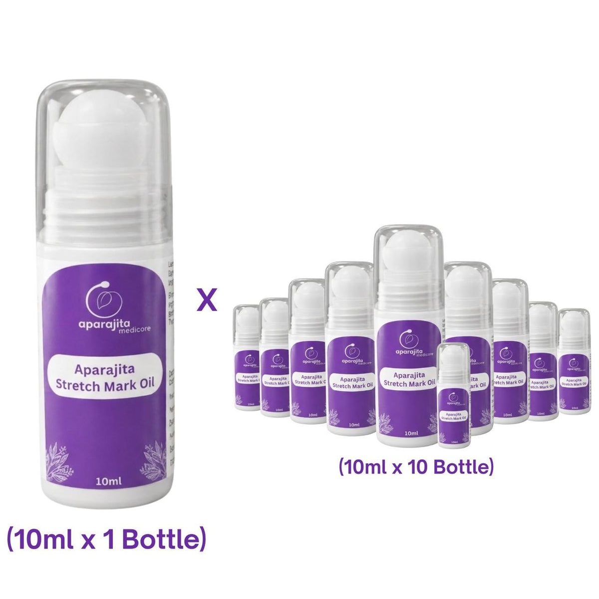 Aparajita Stretchmark Oil - Natural Oil to Reduce Stretch Marks & Improve Skin Elasticity