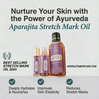 Aparajita Stretchmark Oil - Natural Oil to Reduce Stretch Marks & Improve Skin Elasticity