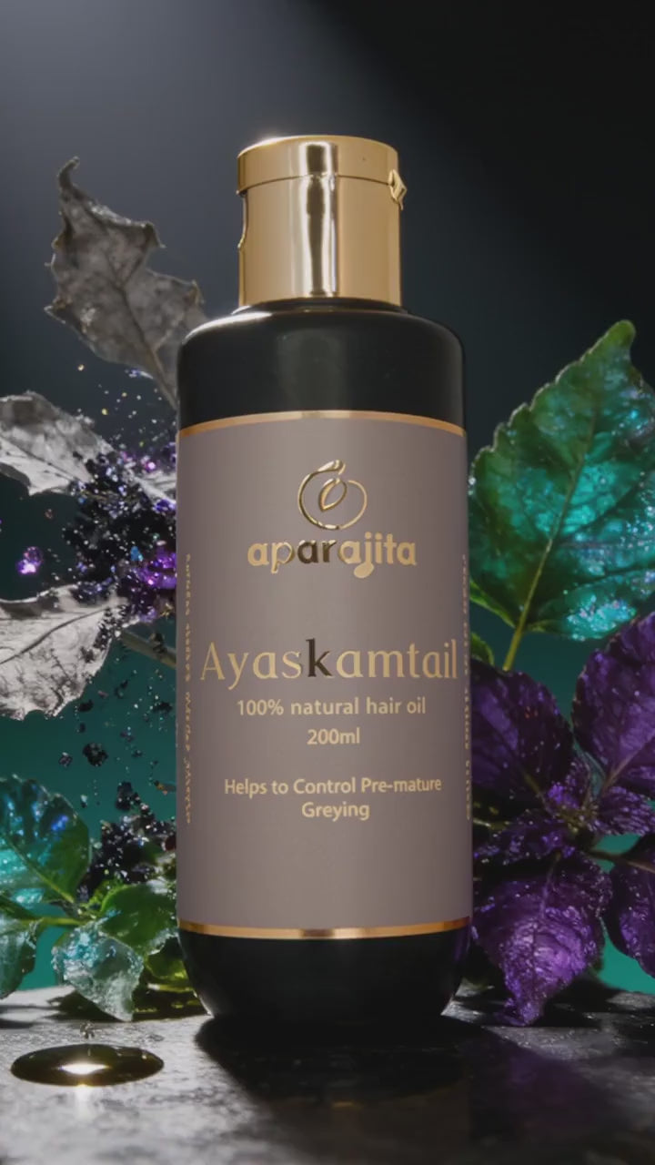 Aparajita Ayaskam Tail Hair Oil – Ayurvedic Hair Fall Control & Hair Growth Oil